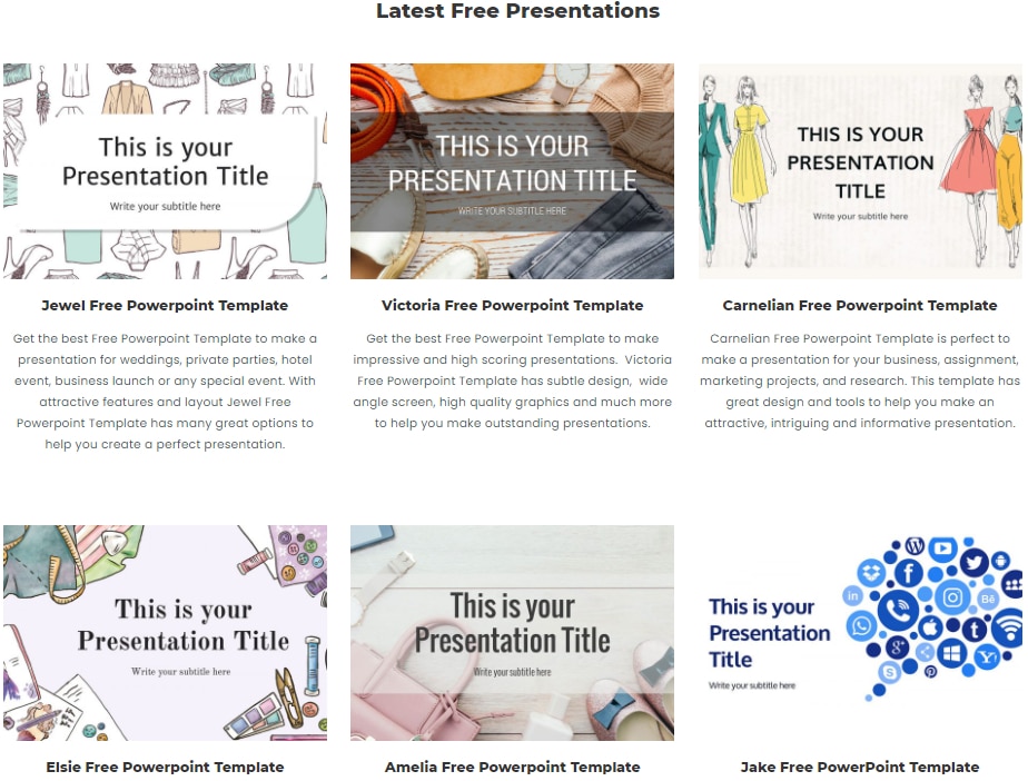 Download gratis PowerPoint templates from Powerpointify