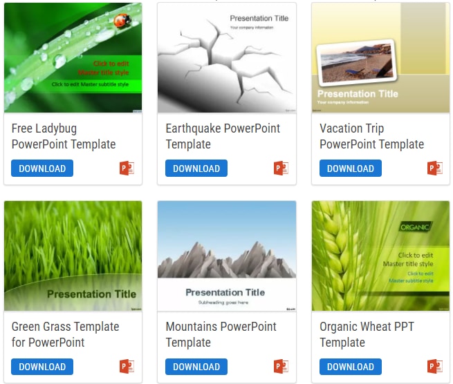 Download gratis PowerPoint templates from fppt