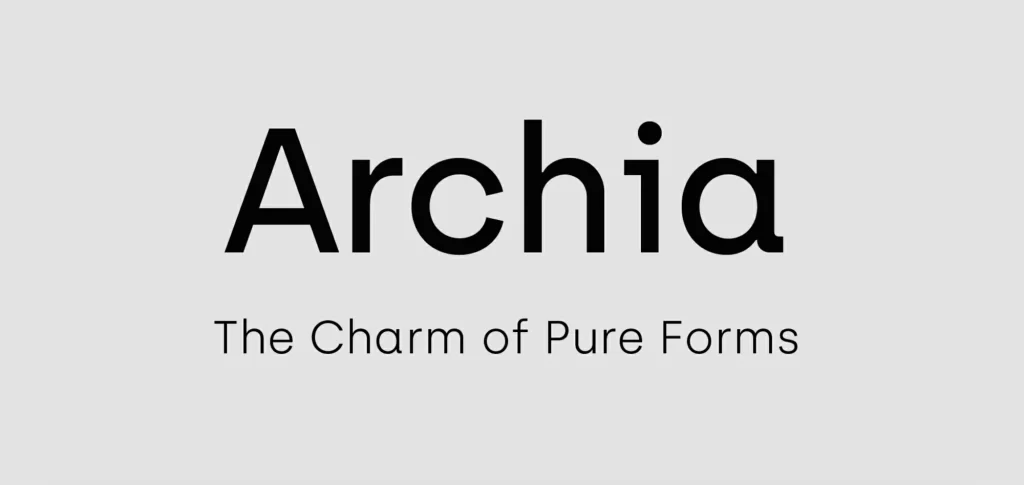 Archia regular font bc9e4c42e52fd22ff41eda620350ec20