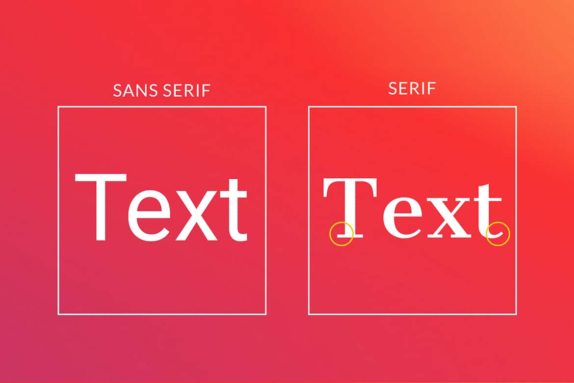 tipografia com-serifa-vs-sem-serifa